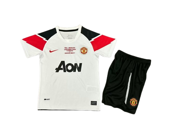 Manchester United 2010-11 Away Retro Kids Kit