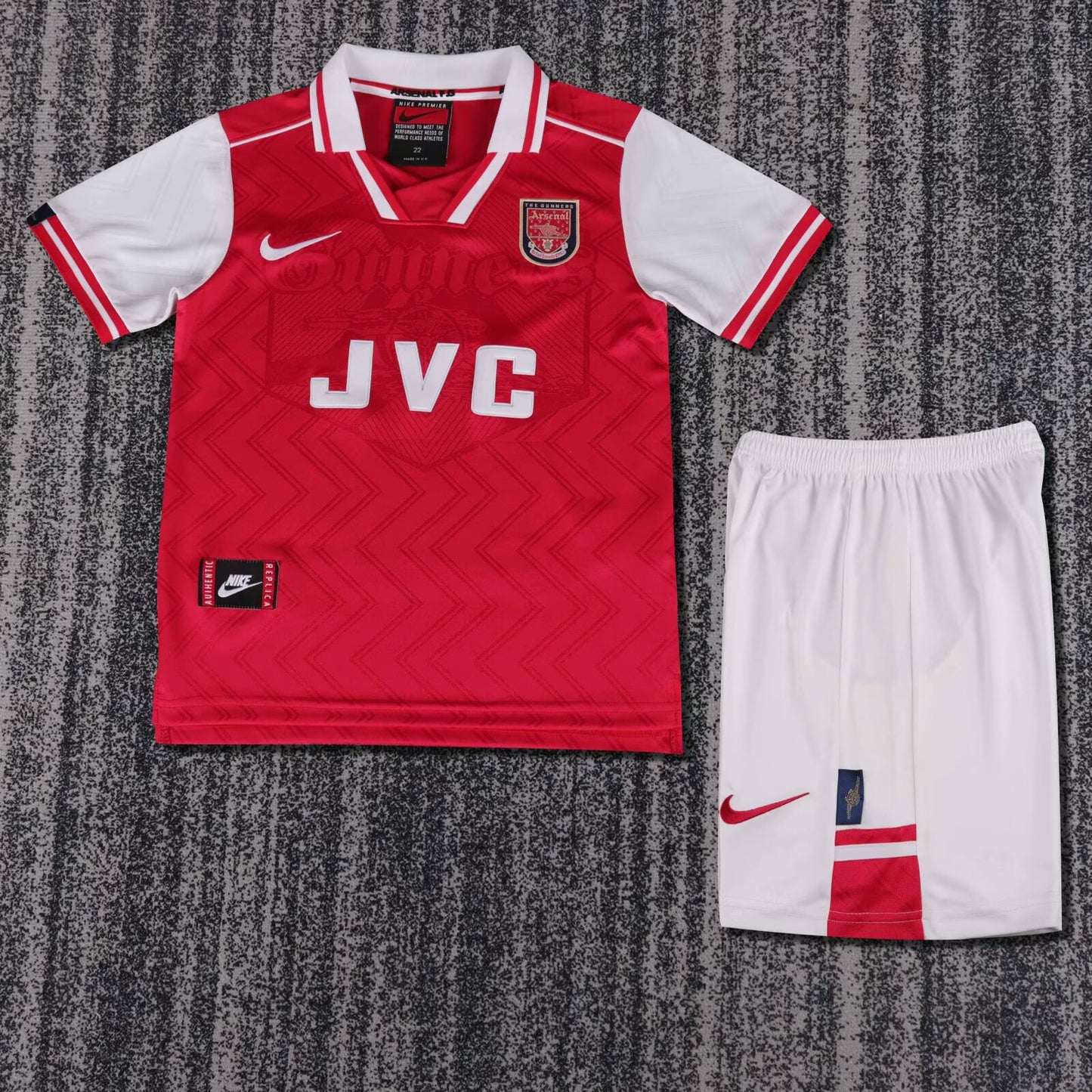 Arsenal 1996-97 Home Retro Kids Kit