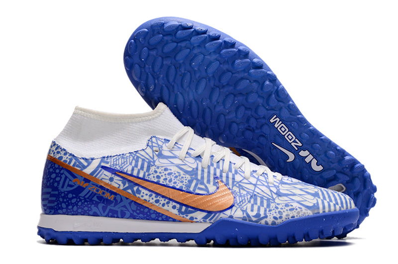 Nike Mercurial Blue CR7 Ronaldo Boots (Turf Studs)