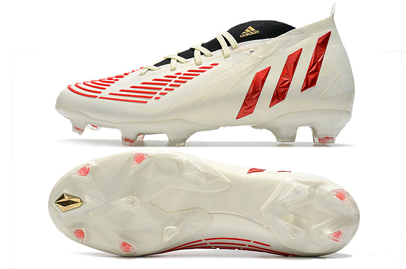 Adidas Predator Edge Vivid Red Off White Pro Version Boots
