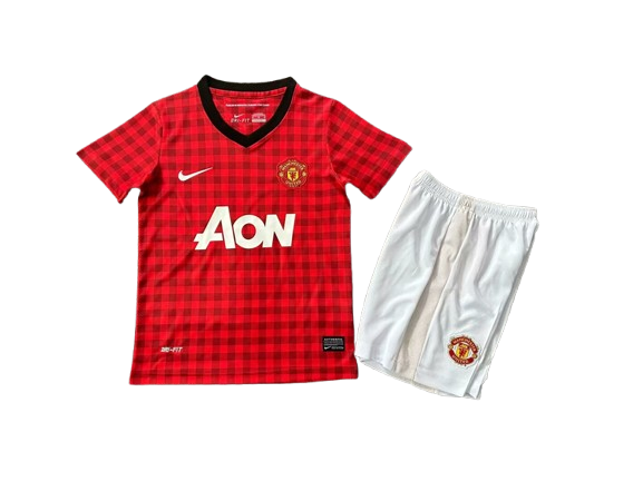 Manchester United 2012-13 Home Retro Kids Kit