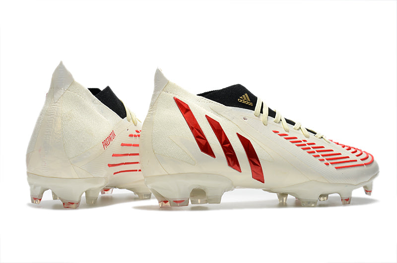 Adidas Predator Edge Vivid Red Off White Pro Version Boots