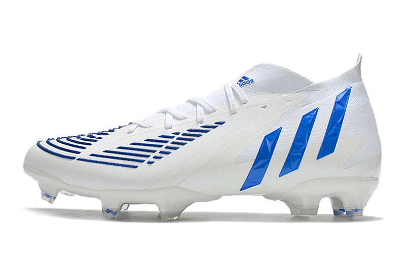 Adidas Predator Edge White & Blue Pro Version Boots
