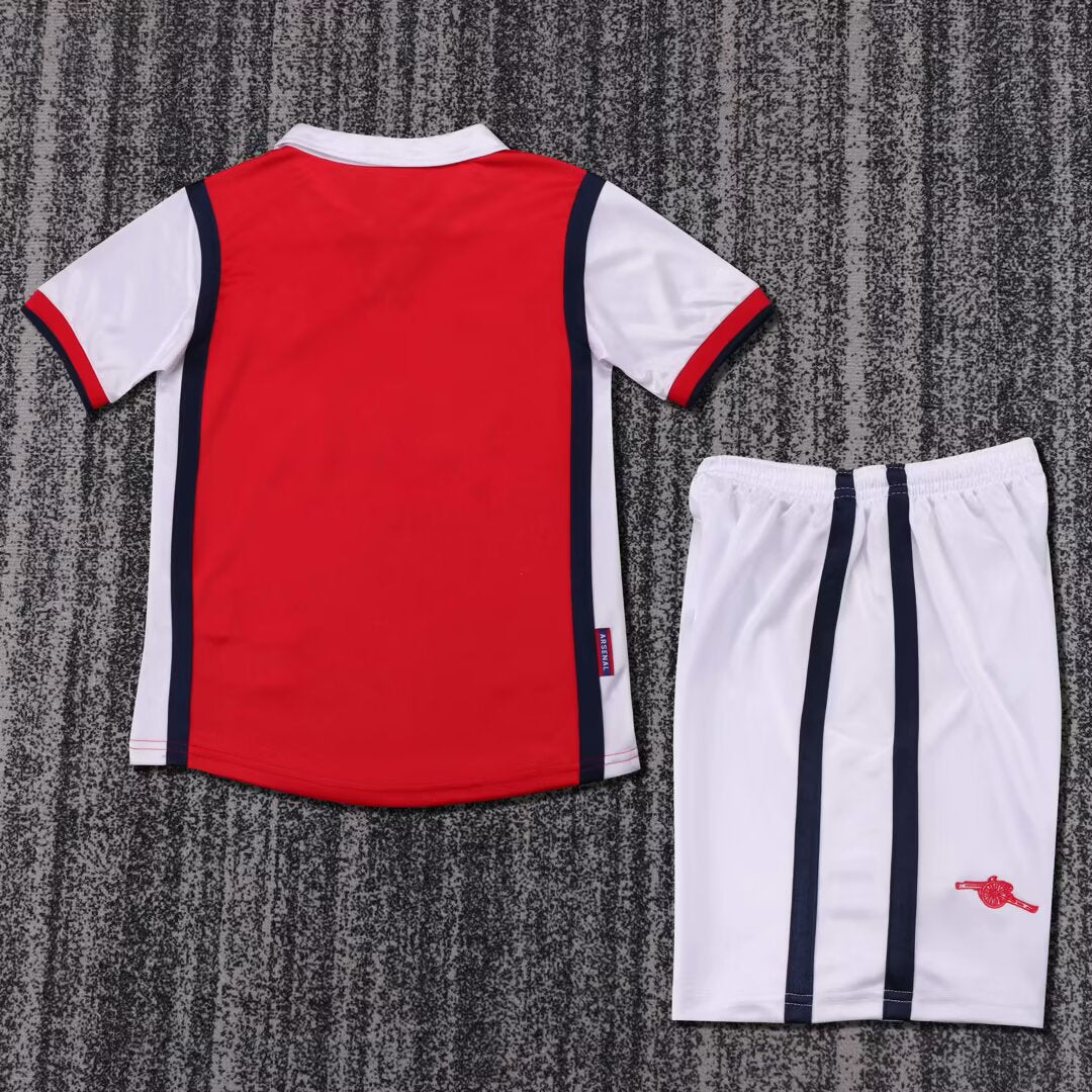 Arsenal 1998-99 Home Retro Kids Kit