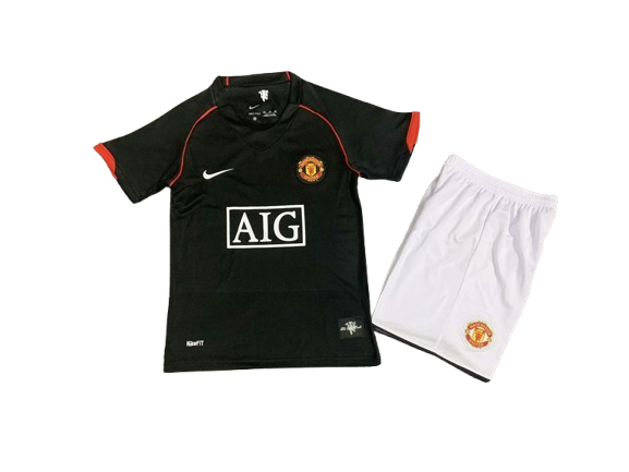 Manchester United 2007-8 Third Away Retro Kids Kit