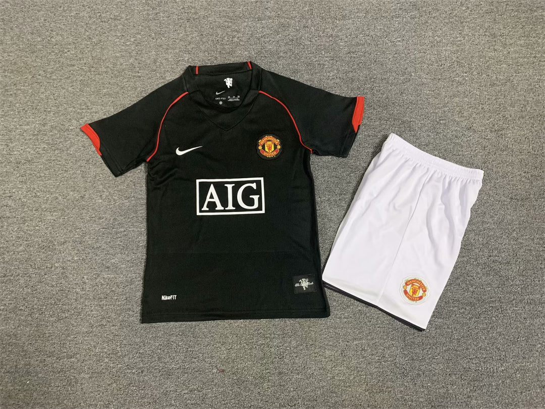 Manchester United 2007-8 Third Away Retro Kids Kit