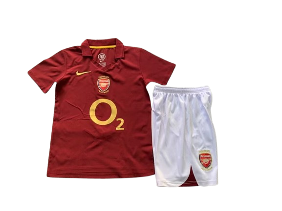 Arsenal 2005-6 Home Retro Kids Kit