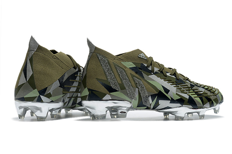 Adidas Predator Edge Olive Silver Pro Version Boots
