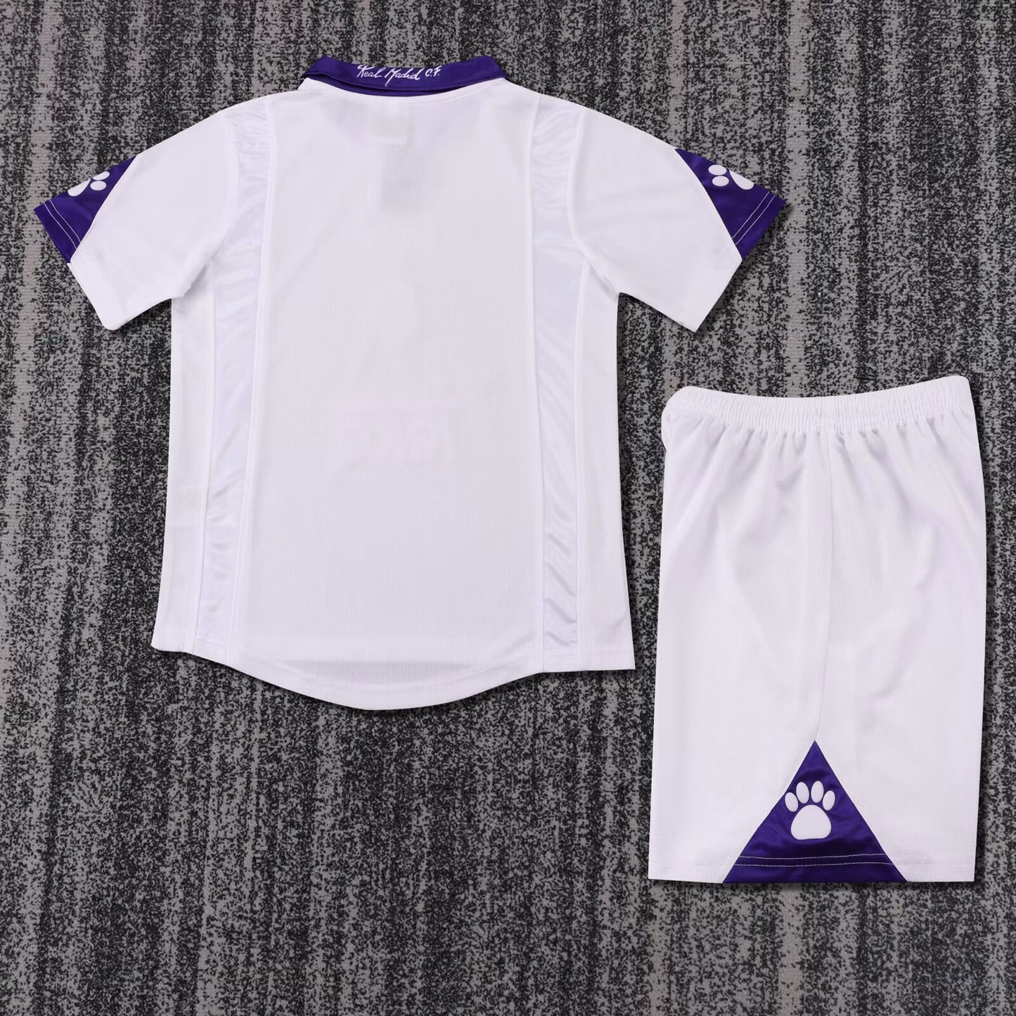 Real Madrid 1997-98 Home Retro Kids Kit