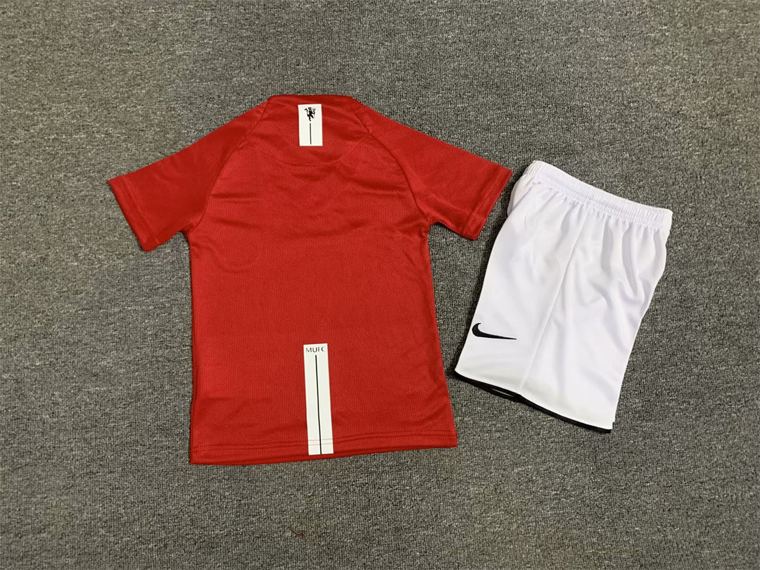 Manchester United 2007-08 Home Retro Kids Kit