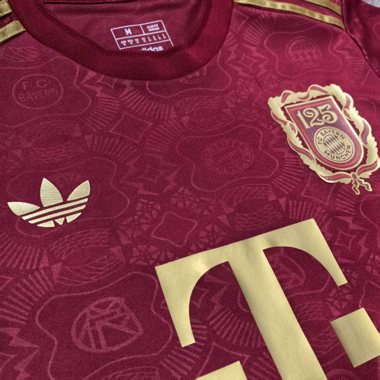 Bayern Munich 2025-26 Special 125 Year RED Edition Shirt