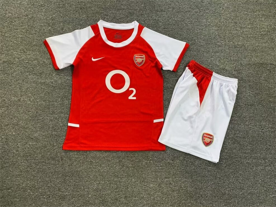 Arsenal 2002-4 Home Retro Kids Kit