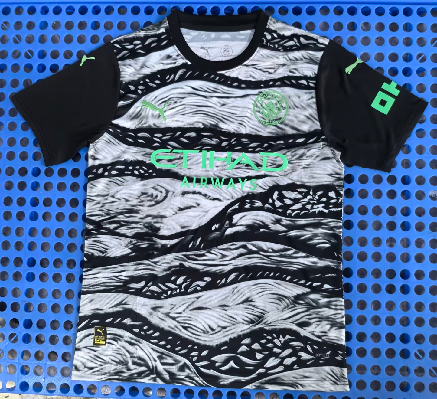 Manchester City 2025-26 Green & White Special Edition Shirt