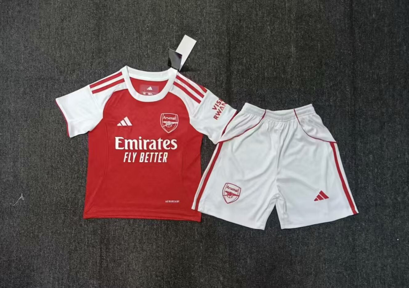 Arsenal 2025-26 Home Kids Kit