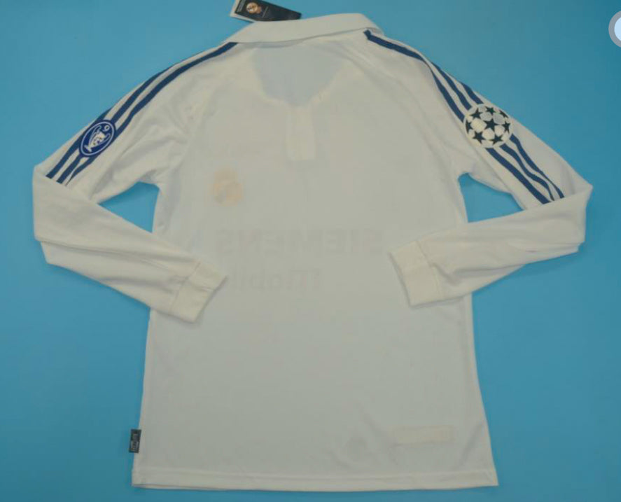 Real Madrid 2002-3 Home Long Sleeve Shirt