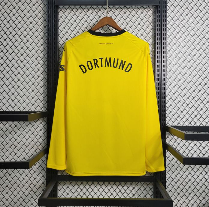 Dortmund 23-24 Home Long Sleeve Shirt