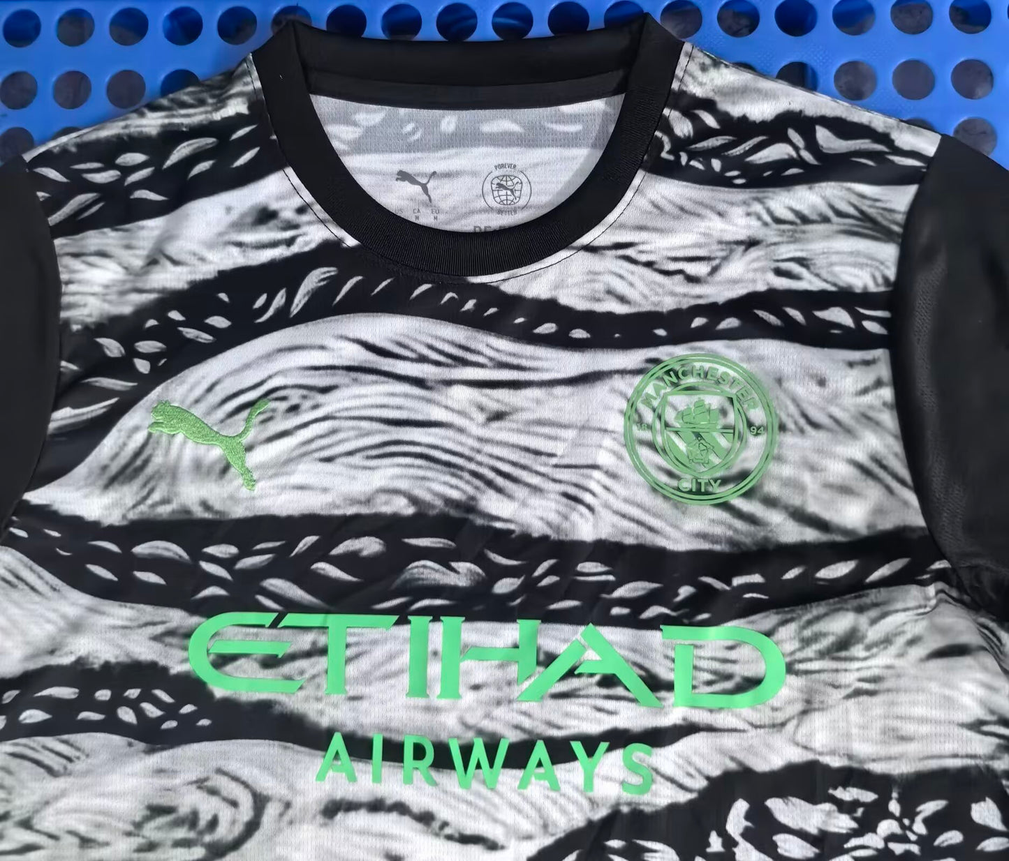 Manchester City 2025-26 Green & White Special Edition Shirt