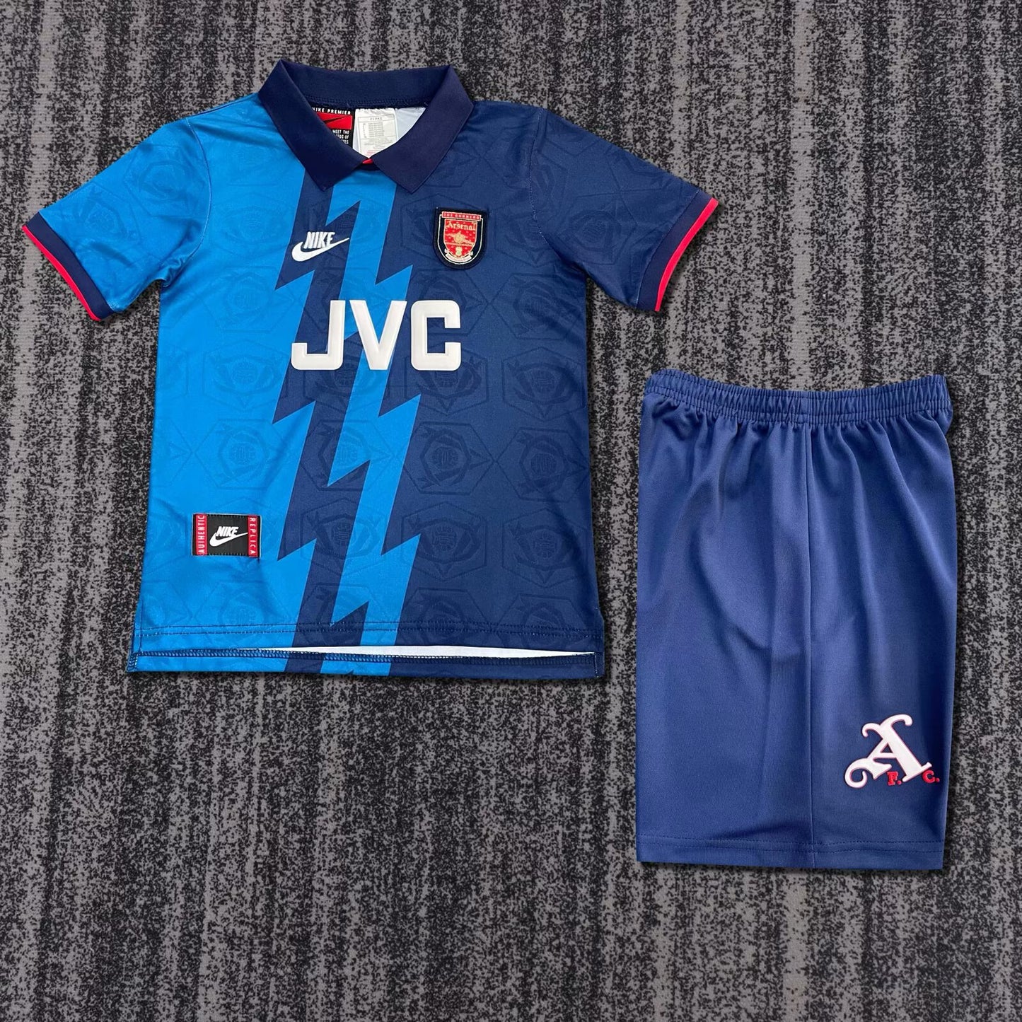 Arsenal 1995-96 Away Retro Kids Kit