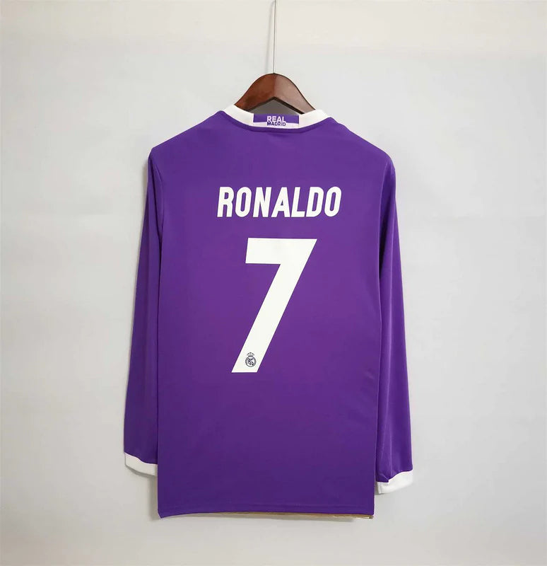 Real Madrid 2016-17 Away Long Sleeve Shirt