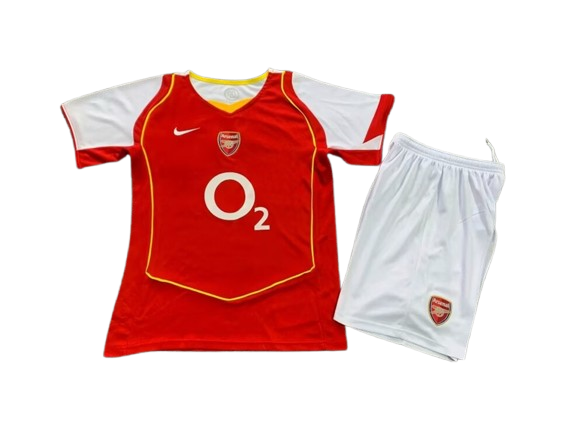 Arsenal 2004-5 Home Retro Kids Kit