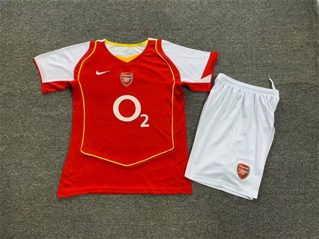 Arsenal 2004-5 Home Retro Kids Kit