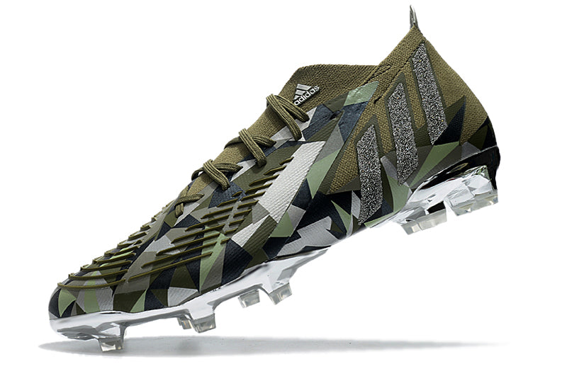 Adidas Predator Edge Olive Silver Pro Version Boots