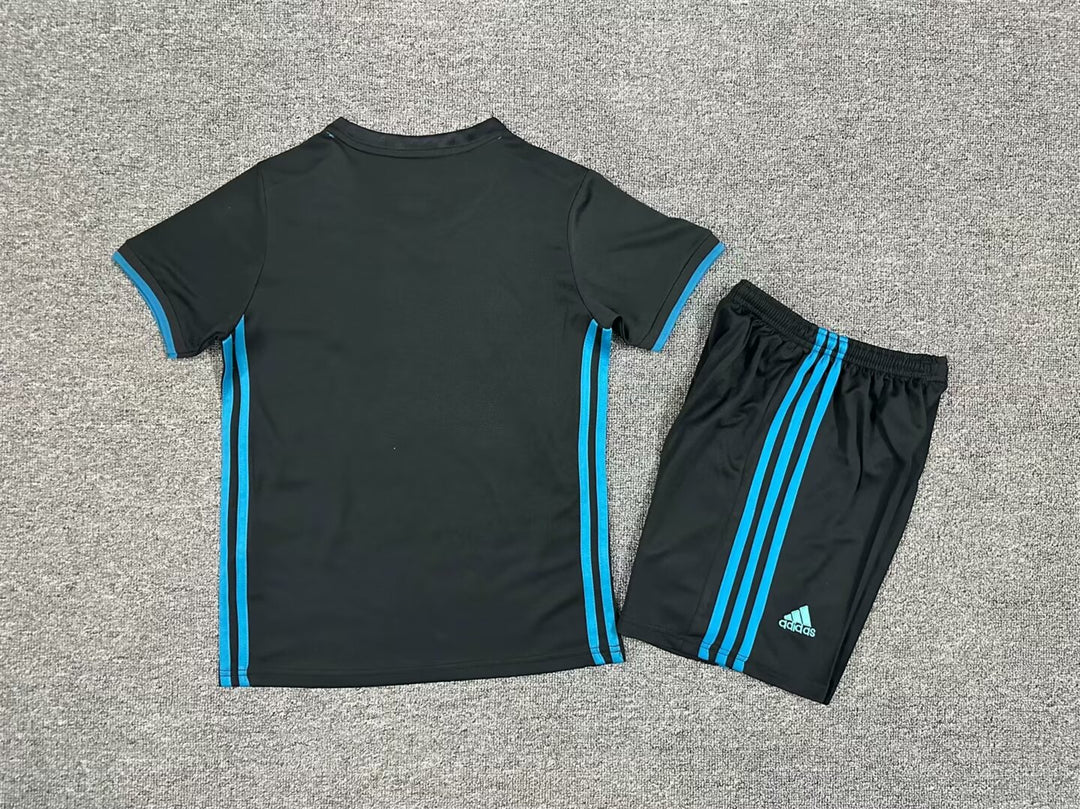 Real Madrid 2017-18 Third Retro Kids Kit