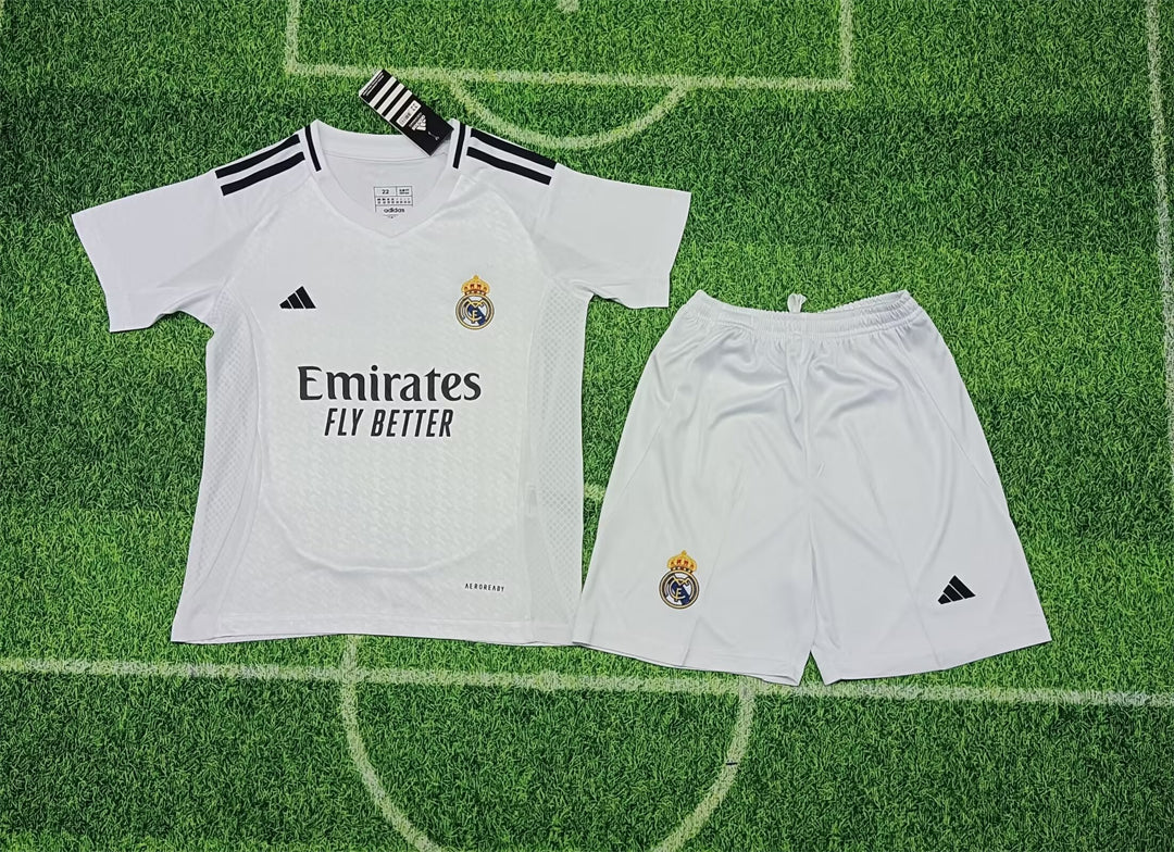 Real Madrid 2025-26 Home Kids Kit