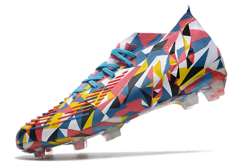 Adidas Predator Edge Bright BlueTeam Yellow Solar Red Pro Version Boots