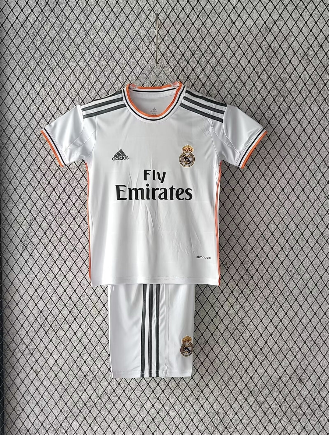 Real Madrid 2013-14 Home Retro Kids Kit