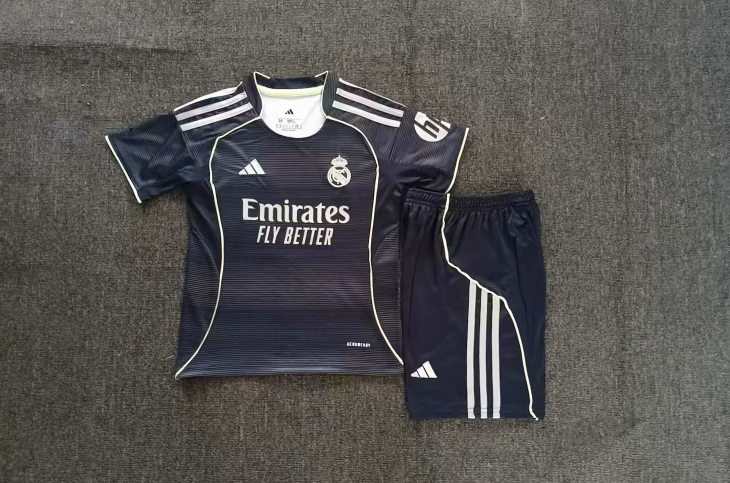 Real Madrid 2025-26 Away Kids Kit