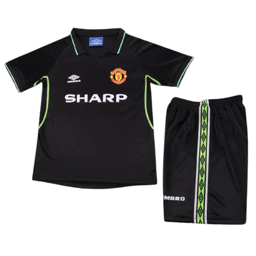 Manchester United 1998-99 Fourth Away Retro Kids Kit