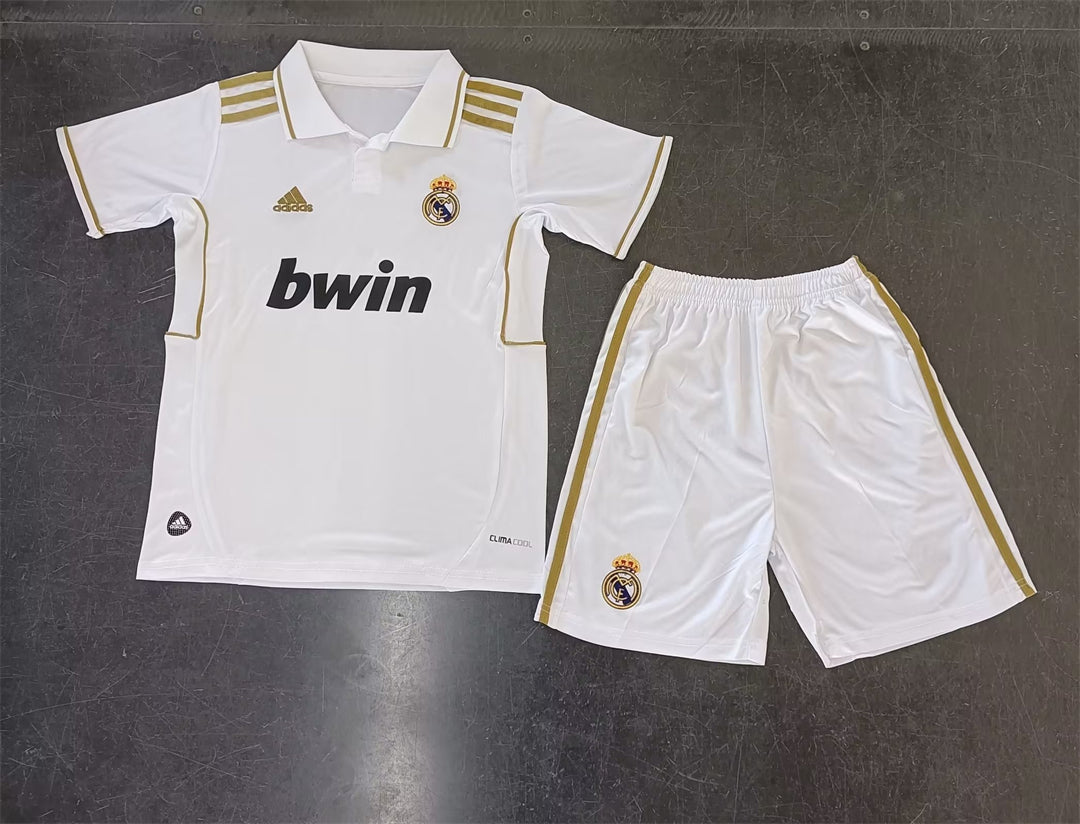 Real Madrid 2011-12 Home Retro Kids Kit