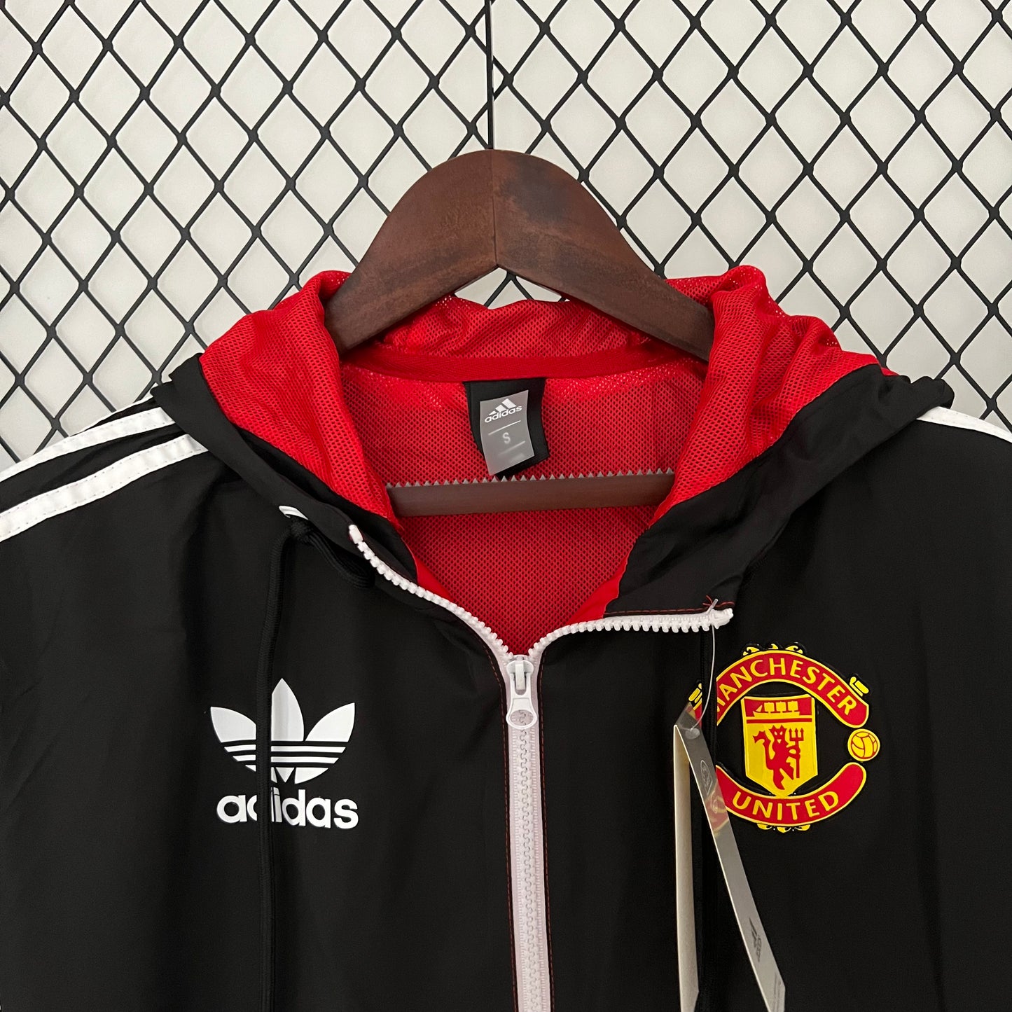 Manchester United 2024 Red Windbreaker