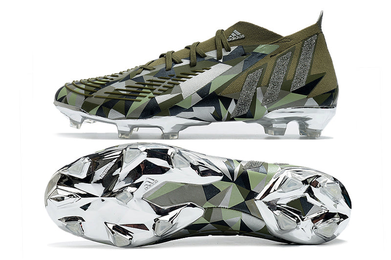 Adidas Predator Edge Olive Silver Pro Version Boots