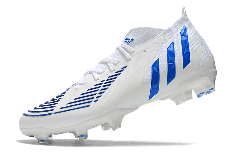 Adidas Predator Edge White & Blue Pro Version Boots