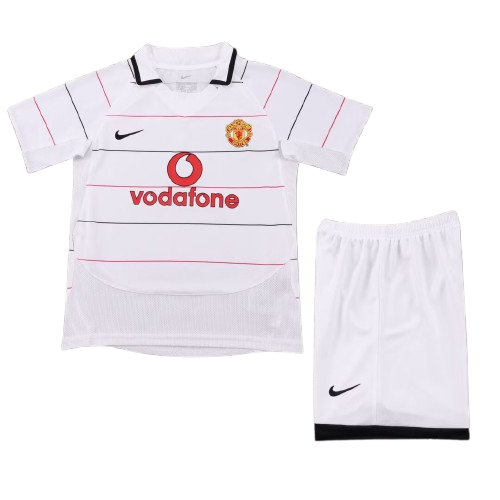 Manchester United 2003-5 Away Retro Kids Kit