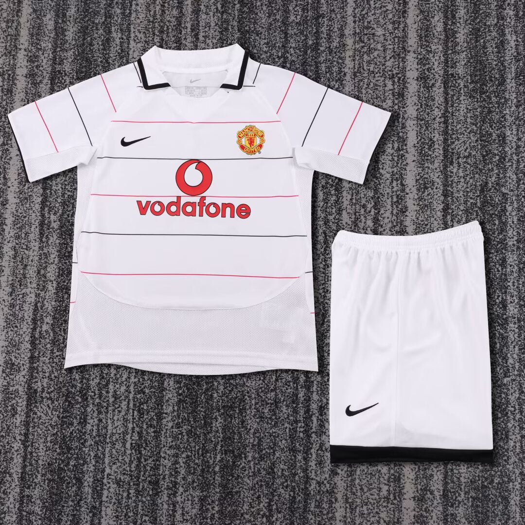 Manchester United 2003-5 Away Retro Kids Kit