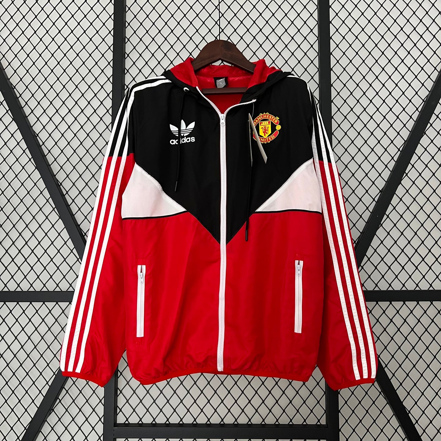 Manchester United 2024 Red Windbreaker