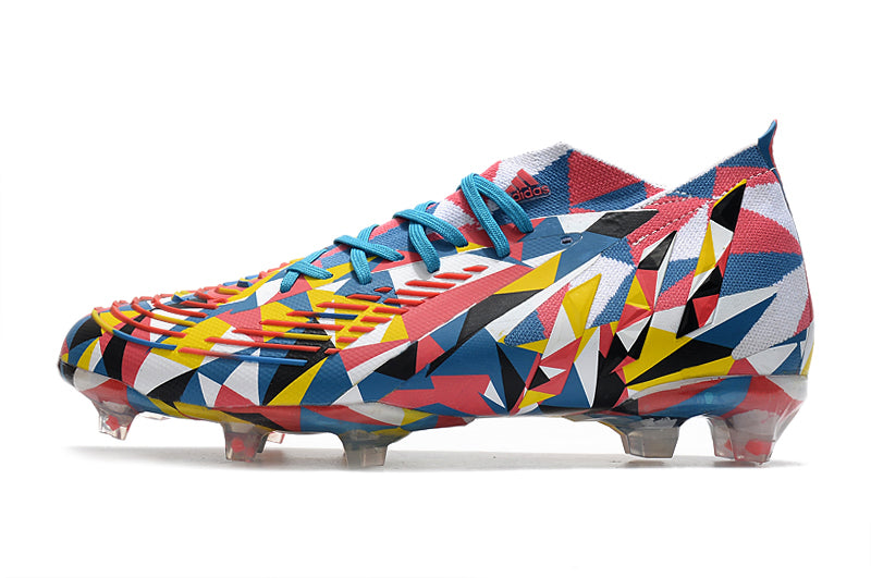 Adidas Predator Edge Bright BlueTeam Yellow Solar Red Pro Version Boots