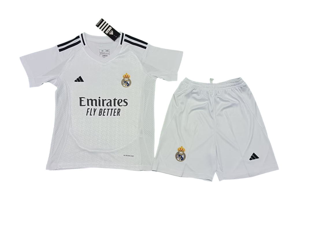 Real Madrid 2025-26 Home Kids Kit