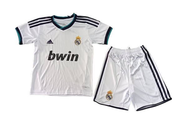 Real Madrid 2012-13 Home Retro Kids Kit