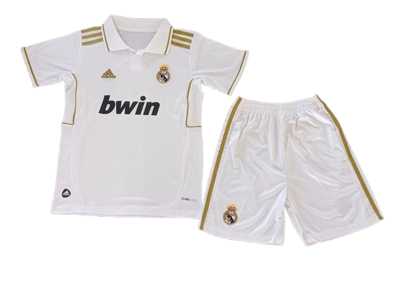 Real Madrid 2011-12 Home Retro Kids Kit