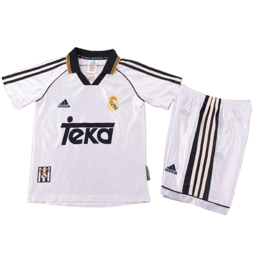 Real Madrid 1999-2000 Home Retro Kids Kit