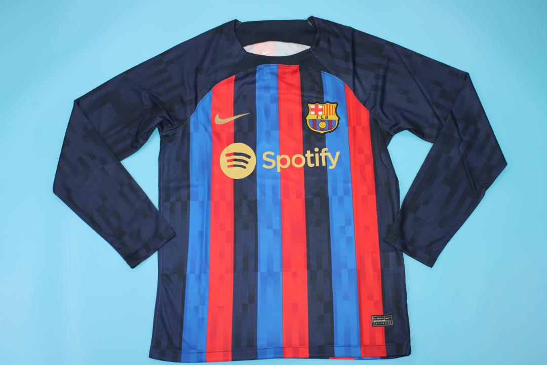 FC Barcelona 22-23 Home Long Sleeve Shirt