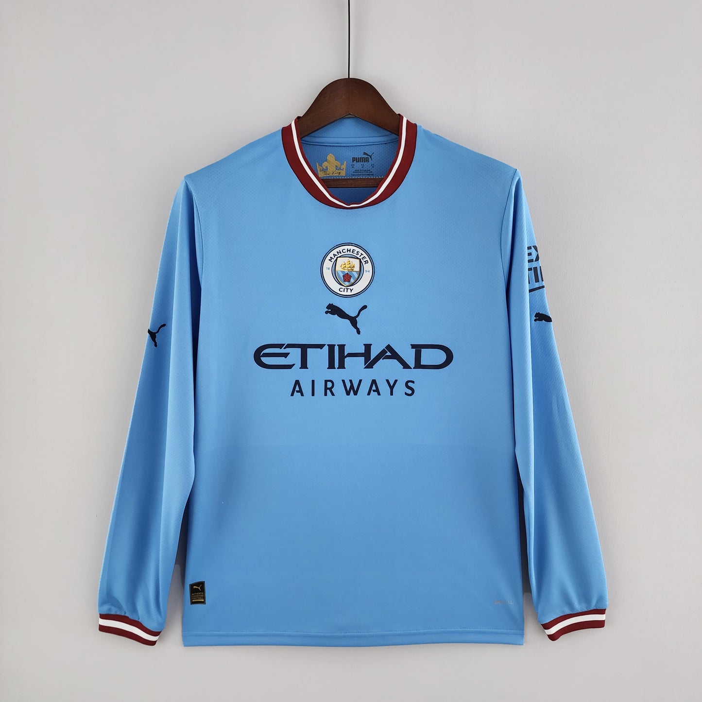 Manchester City 22-23 Home Long Sleeve Shirt