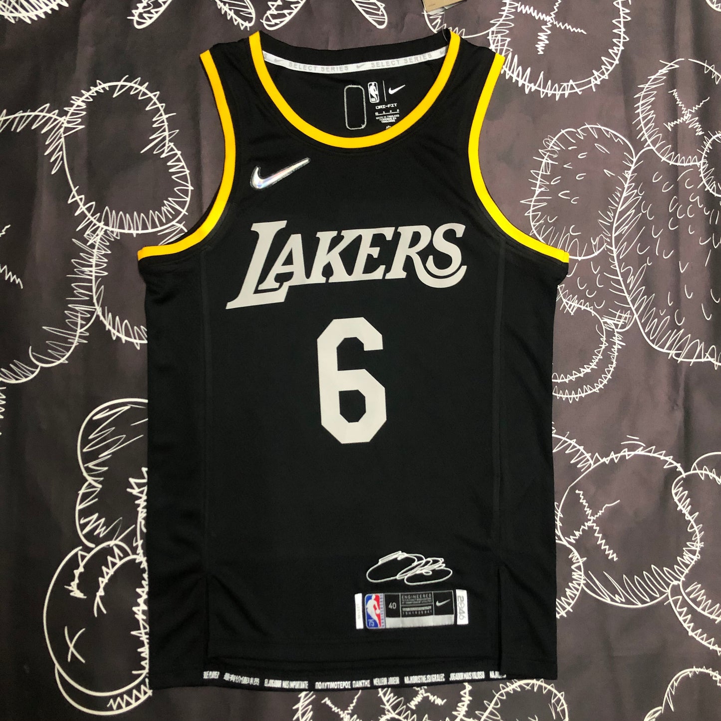 Lakers 2023 Black Shirt
