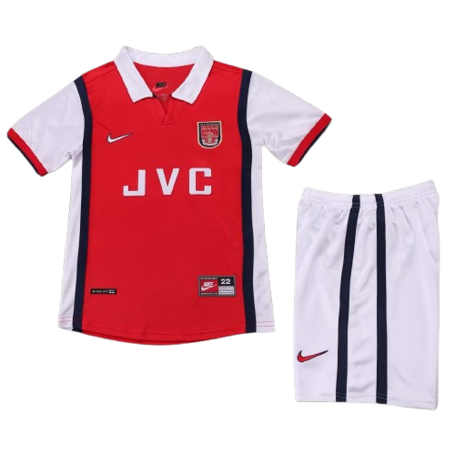 Arsenal 1998-99 Home Retro Kids Kit
