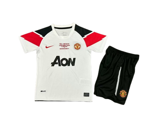 Manchester United 2010-11 Away Retro Kids Kit