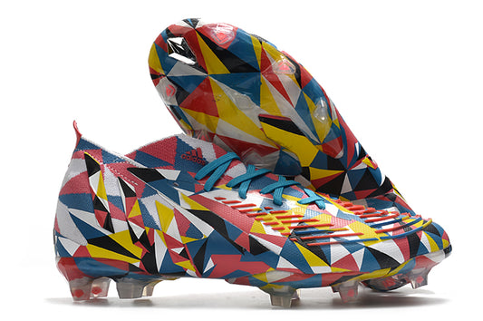 Adidas Predator Edge Bright BlueTeam Yellow Solar Red Pro Version Boots